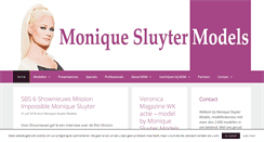 Desktop Screenshot of moniquesluytermodels.com